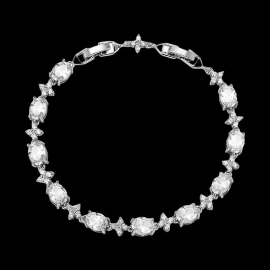 "EXILE" OVAL-CUT SPIKED BRACELET