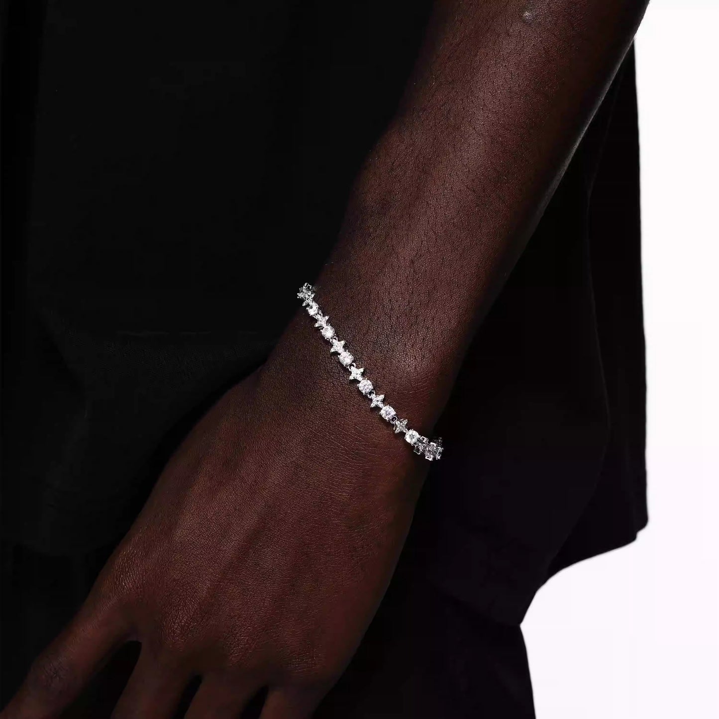 "STARLIGHT" SPIKED DIAMOND BRACELET