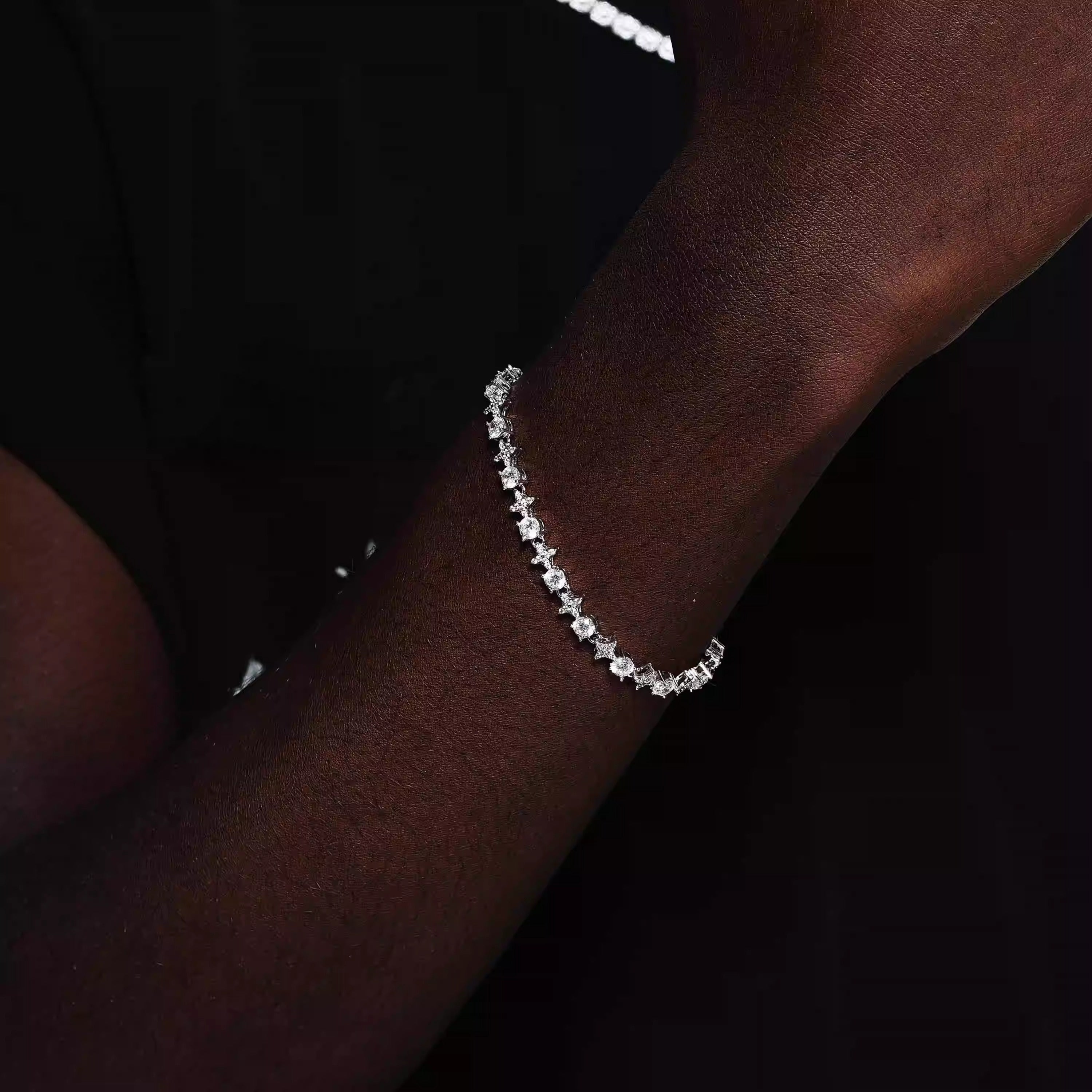 "STARLIGHT" SPIKED DIAMOND BRACELET